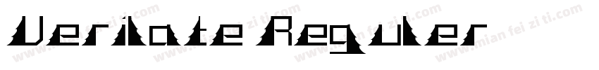 Verilate Reguler字体转换